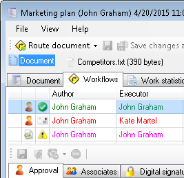 DMS Workflows can easily route your documents to any desired point