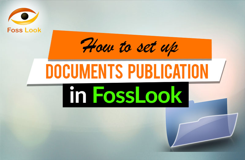 Publication is a final step in document's processing