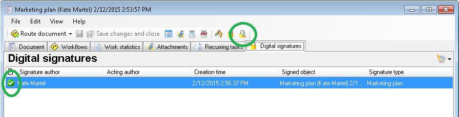 Checking the validity of a digital signature