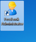 FossLook Administrator desktop shortcut