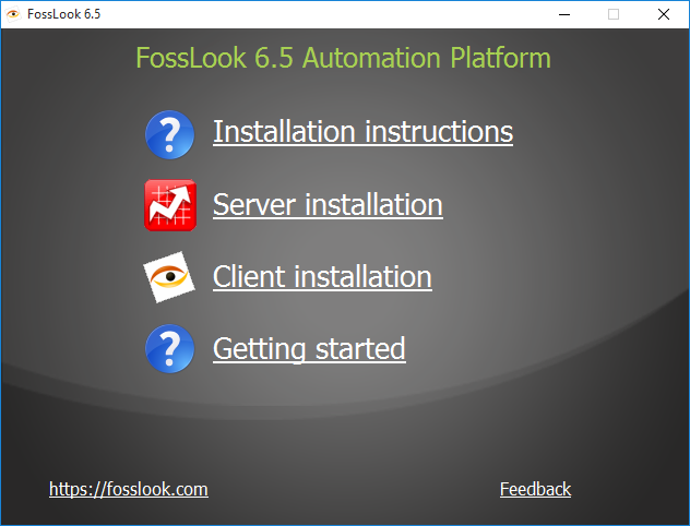 Business automation and document management system launcher