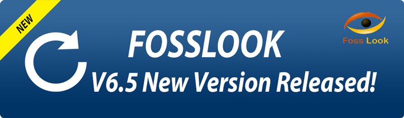 We are happy to announce that new version of FossLook (6.5) was releassed